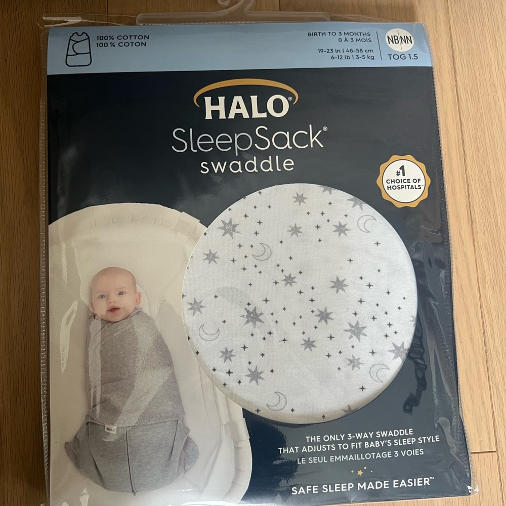 Halo SleepSack Swaddle with Starry Design